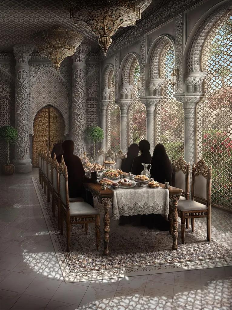 1 сезон 1 серия - Столовая с силуэтами