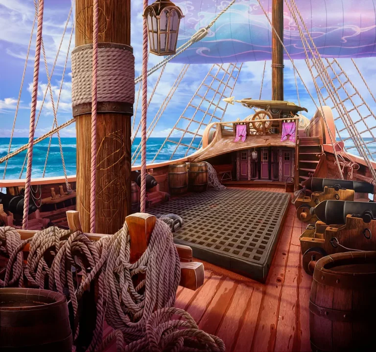 3 сезон 9 серия - Судно "Альта" с рисунком голема