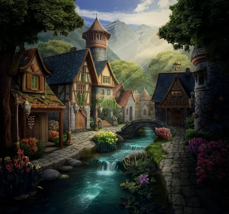 3 сезон 6 серия - Деревня, в которой жил Сейн в детстве. Континент Хорвугар.