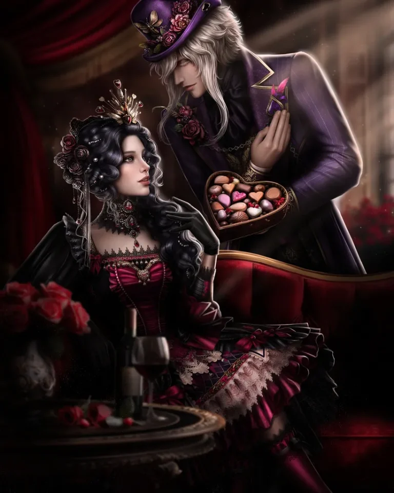 2 сезон 6 серия Кат-сцена с Элизой и Никто из сцены за премиальные образы на День святого Валентина