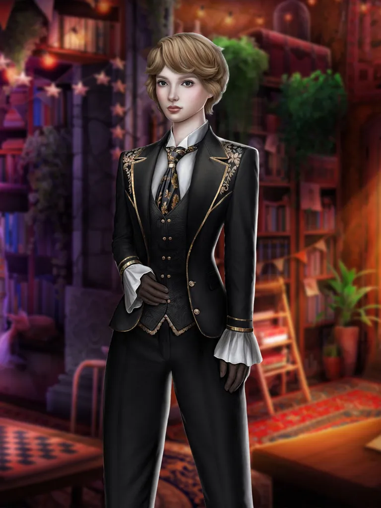 Эми, служанка появление в новом образе: 2 сезон 8 серия возможна любовная линия Мужской наряд + короткие волосы