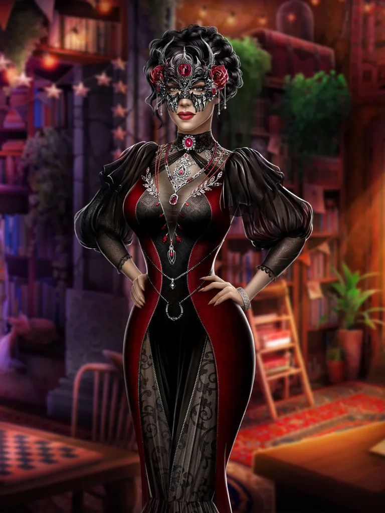 Леди Катарина первое появление: 2 сезон 8 серия Вариант с маской