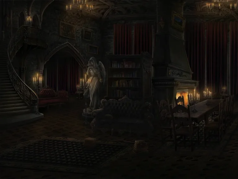 1 сезон 2 серия - Гостинная в замке Алистера / Вечером