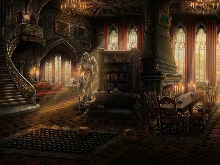 1 сезон 4 серия - Гостинная в замке Алистера / Днём