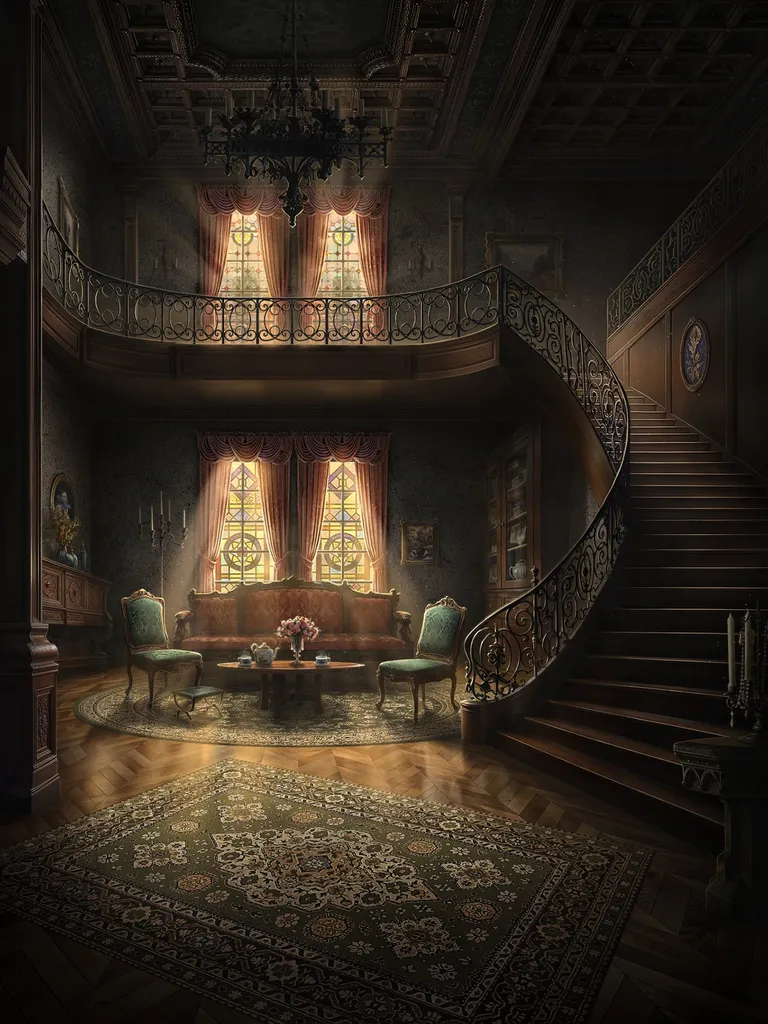 2 сезон 5 серия - Холл дома Розалии