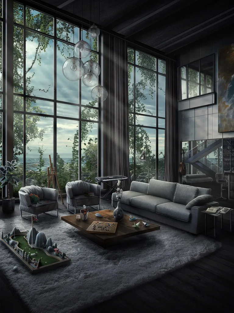 1 сезон 3 серия - Гостинная в поместье Артура