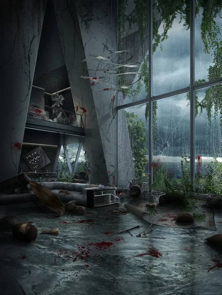 1 сезон 5 серия - Разрушенная комната в поместье Артура