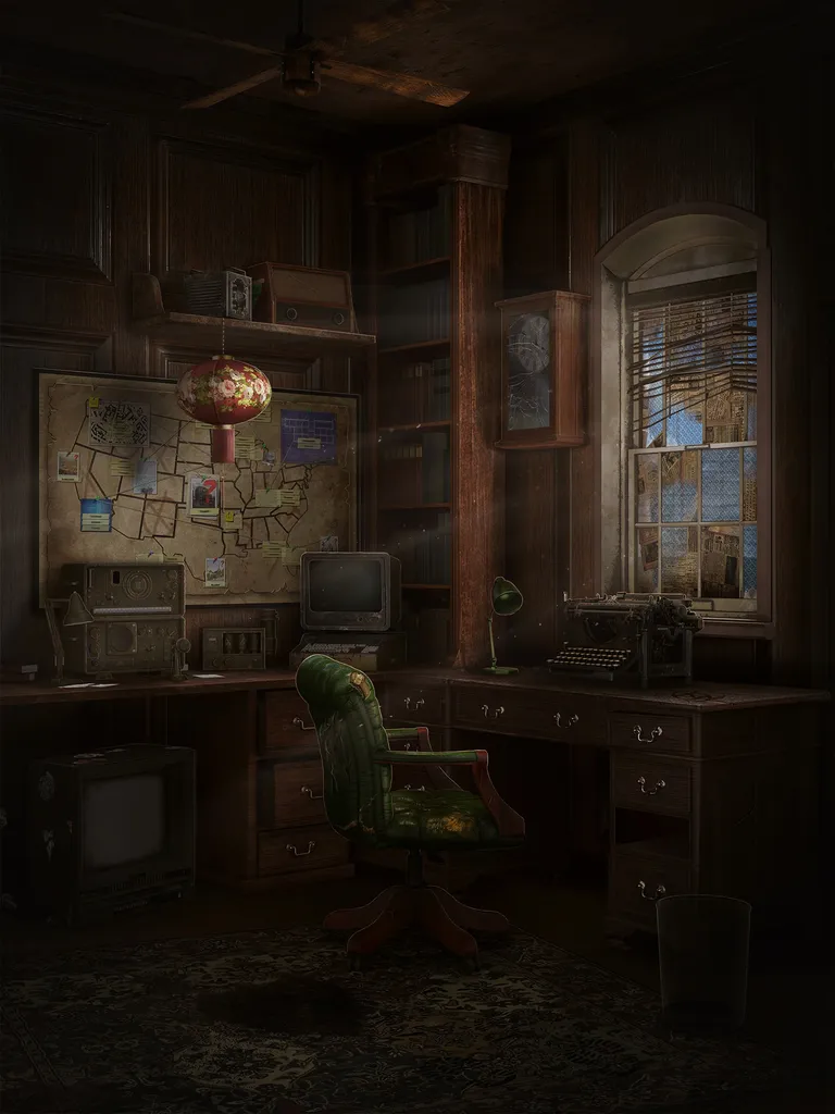 1 сезон 6 серия - Кабинет Сайласа / Днём