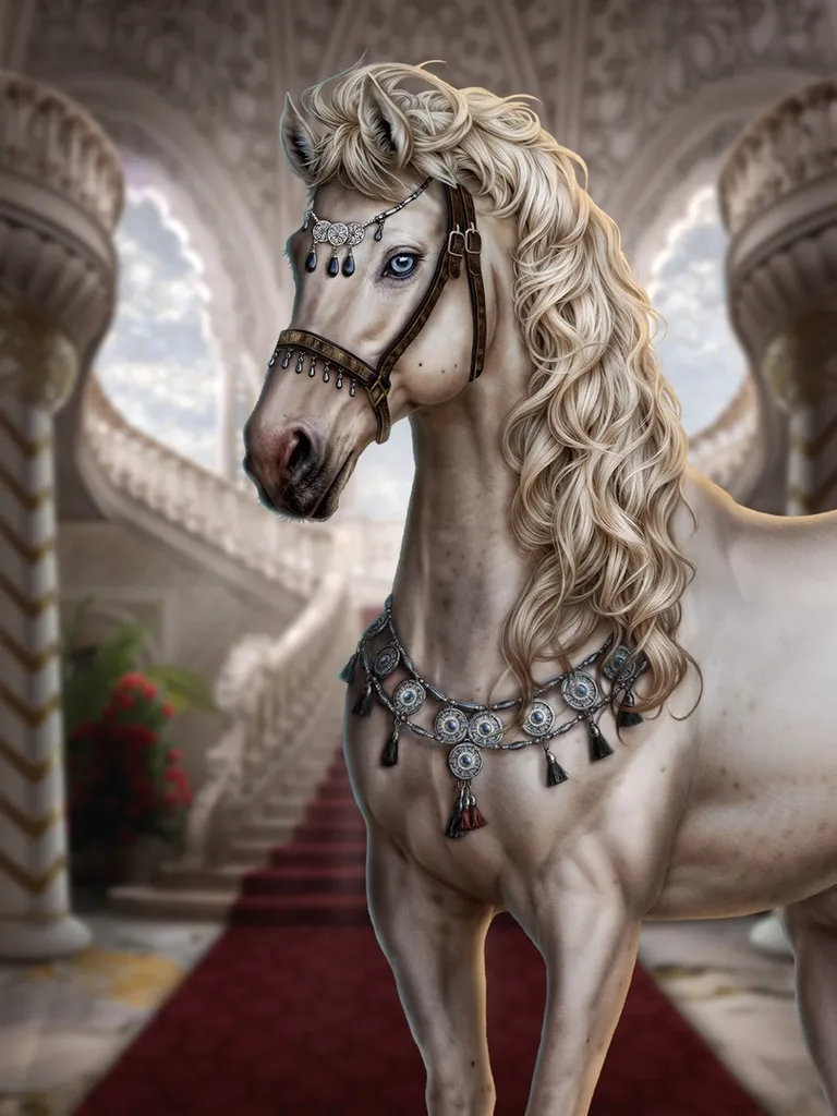 Ракиш, конь Исхана первое появление: 1 сезон 3 серия