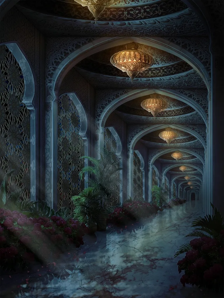 1 сезон 2 серия - Коридор во дворце султана / Ночью