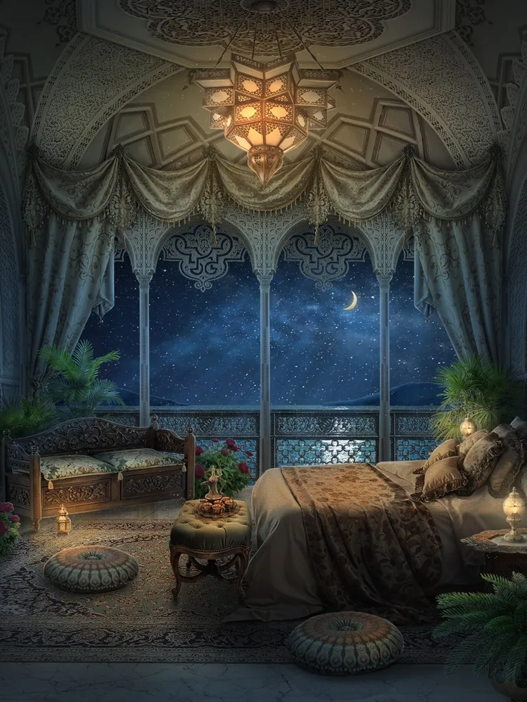 1 сезон 8 серия - Роскошные покои Мирайи / Ночью