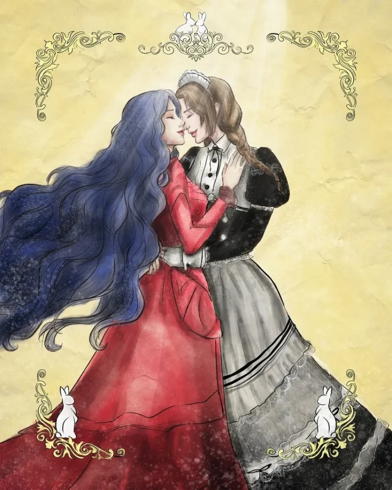 3 сезон 9 серия - Финальная иллюстрация с Элизой и Эми / Финал в книге