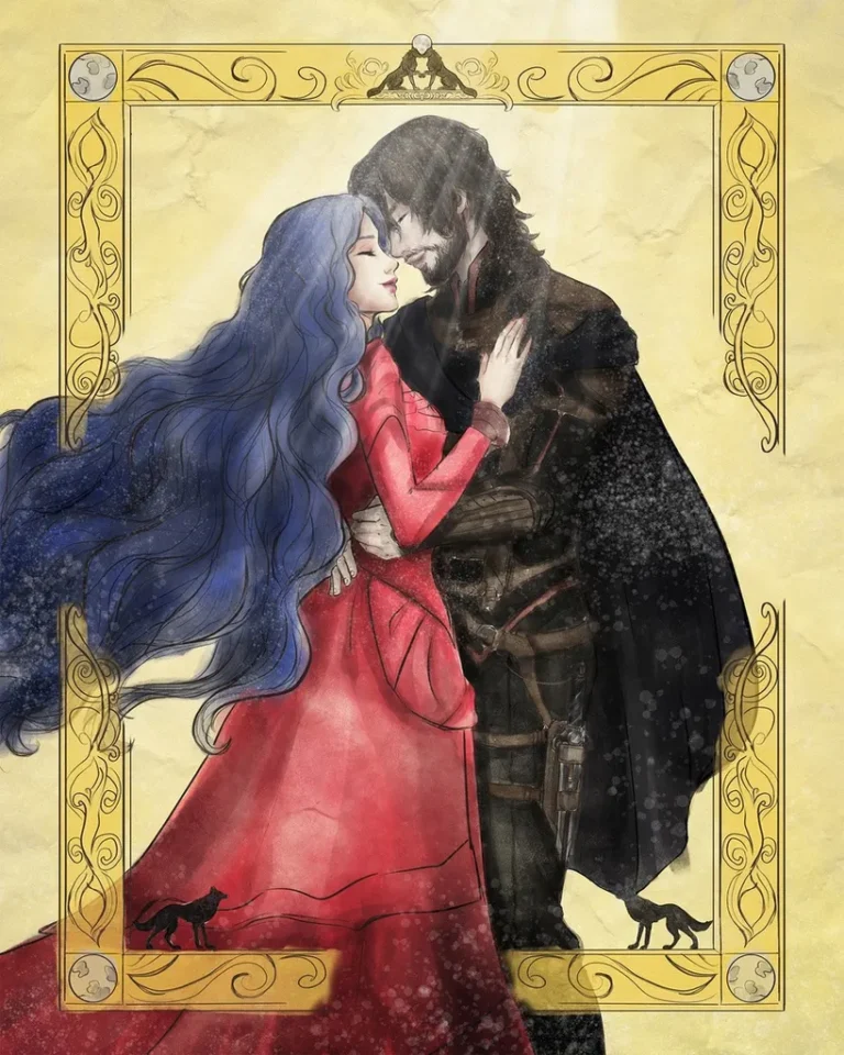 3 сезон 9 серия - Финальная иллюстрация с Элизой и Драгоном / Финал в книге