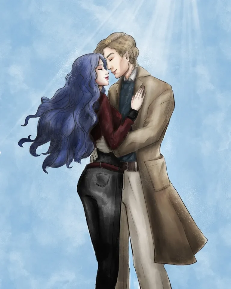 3 сезон 9 серия - Финальная иллюстрация с Элизой и Эйденом / Финал в реальности