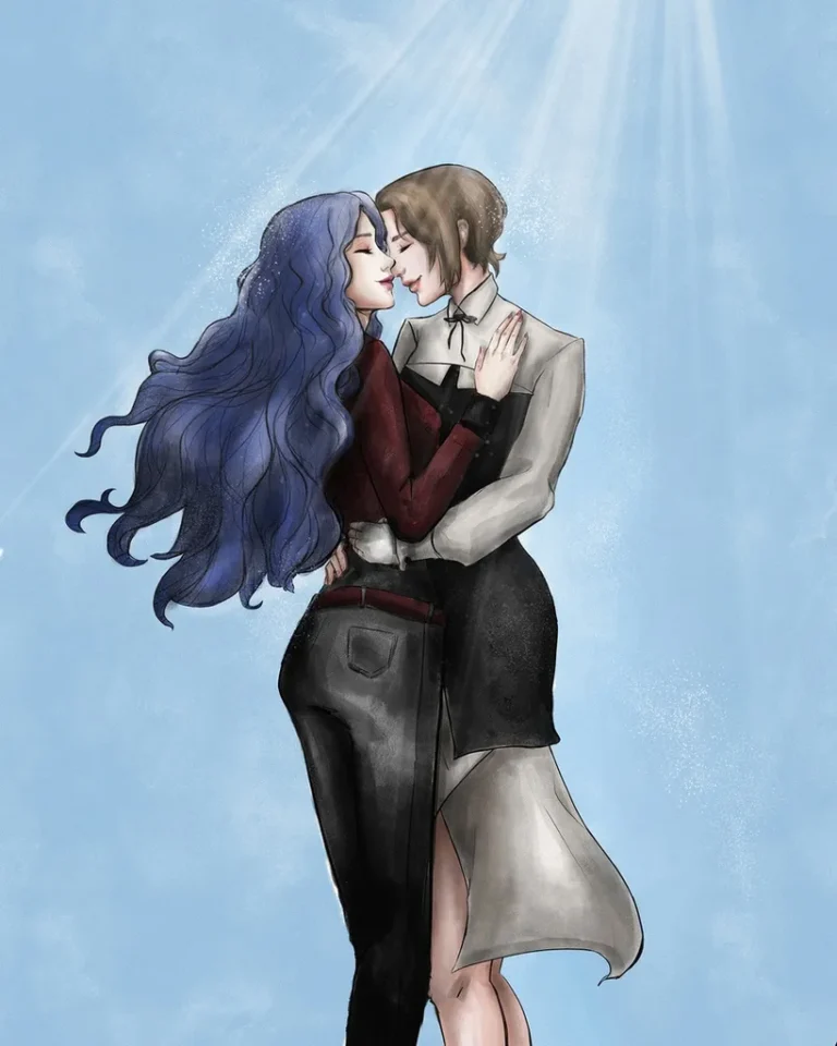 3 сезон 9 серия - Финальная иллюстрация с Элизой и Эми / Финал в реальности