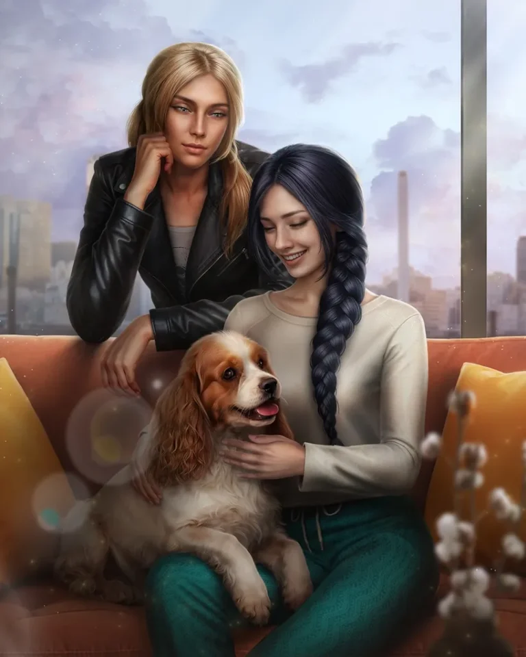 3 сезон 9 серия Кат-сцена с Элизой, Робин и собакой Робин это подруга Элизы и главная героиня истории Смертельный Биом Доступна по пути одиночки в реальности