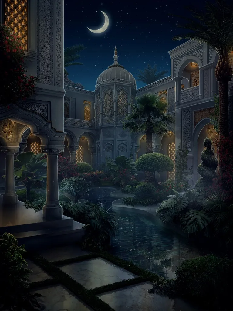 1 сезон 9 серия - Сад во дворце султана / Ночью