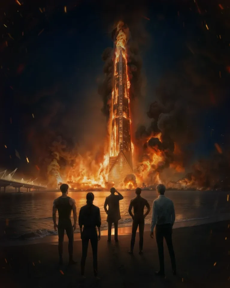 2 сезон 10 серия Кат-сцена с горящим Оазисом и Шейдом, Клэр, Винстоном, Ларсом и Дэмианом