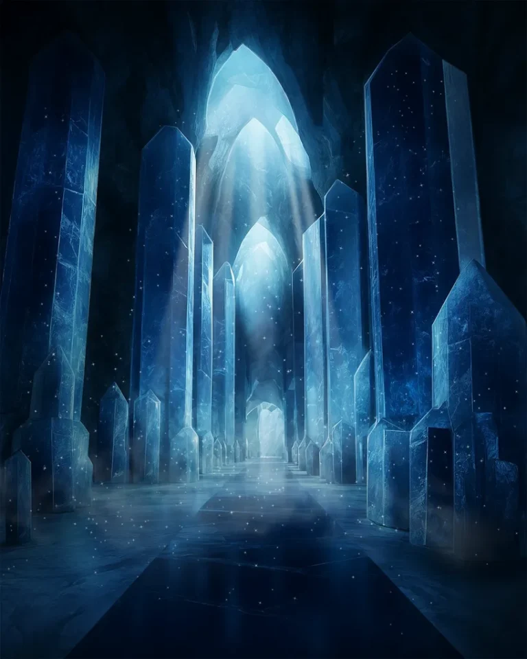 2 сезон 13 серия Кат-сцена с хранилищем кристаллов, которые вышли из строя